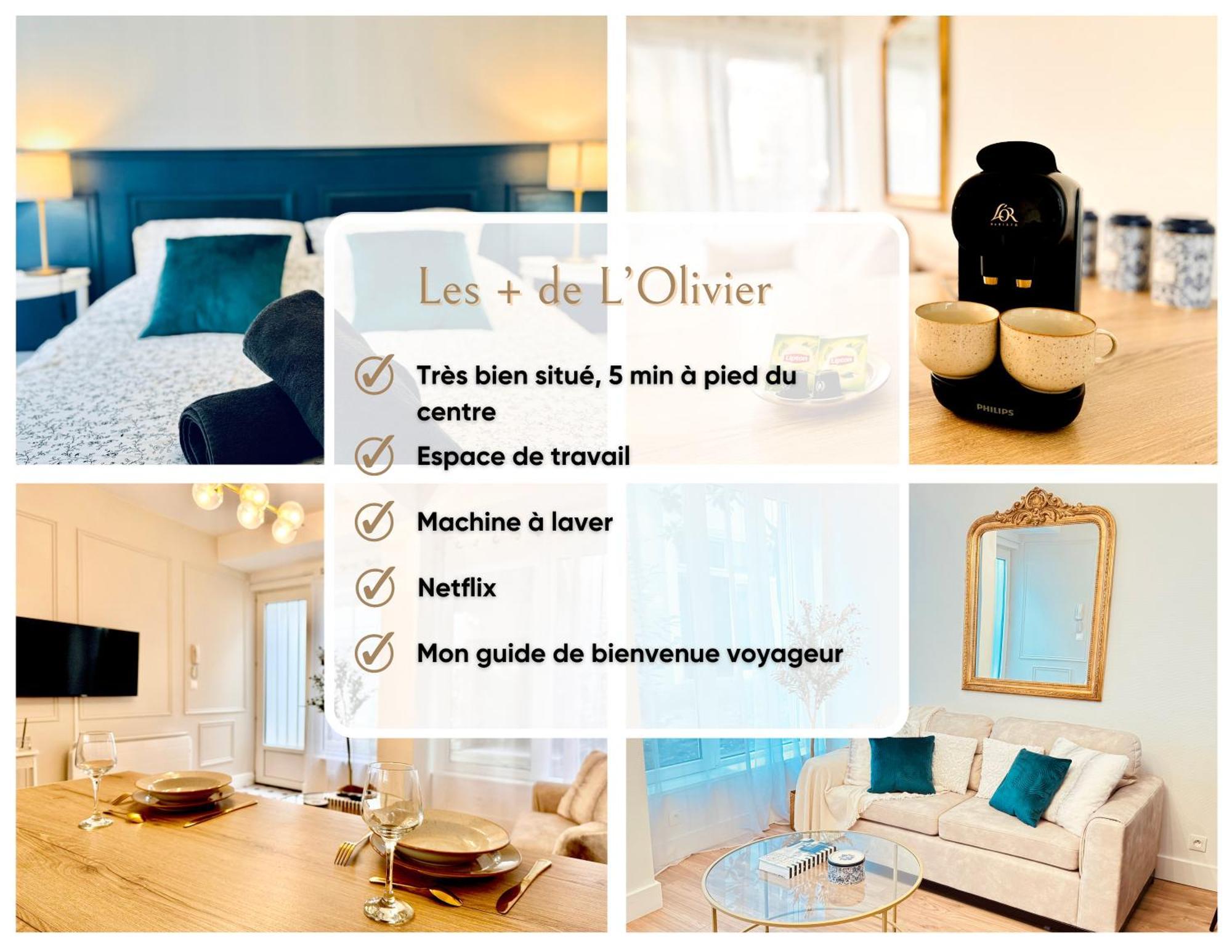 L'Olivier - Netflix - Bureau - Proche Centre Troyes Apartment Exterior photo